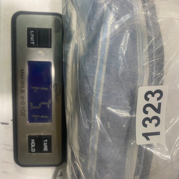 Lane Bryant Linen Blend‎ Crop Jumpsuit Womens Size 22 Blue Striped Wide Leg - Picture 15 of 15